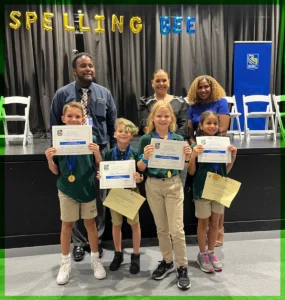 Students took part in the RBC Spelling Bee.